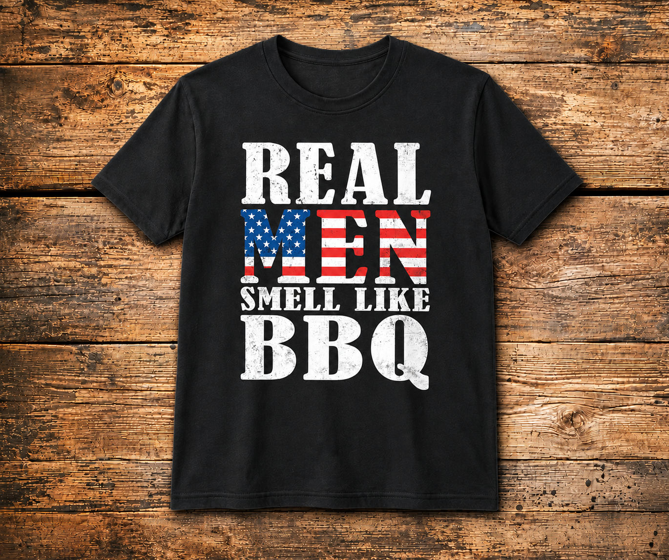 Real Men Smell Like BBQ